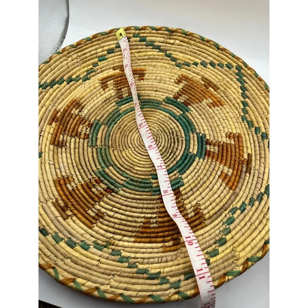Handwoven‎ Basket Bowl Southwestern  Native American 11